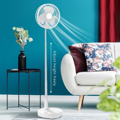 China 2021 Car USB Charging Retractable Mini Floor Fan Telescopic Desk Fan USB Folding Retractable Fan for Home and Office and Outdoor Buzzing for sale