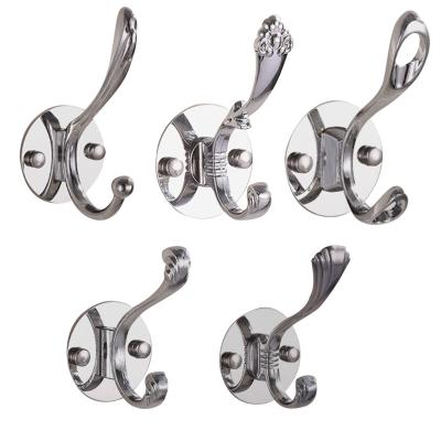 China Modern Wall Mount Metal Single Coat Hook For Kitchen Bathroom for sale