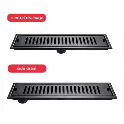 China Ss304 700*100mm Long Outlet 50mm Stainless Steel Modern Linear Outdoor Shower Floor Drain for sale