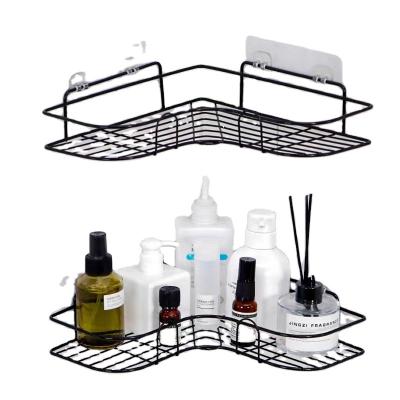 China Wall Mounted Type Stainless Steel Bathroom Basket Shelves for sale