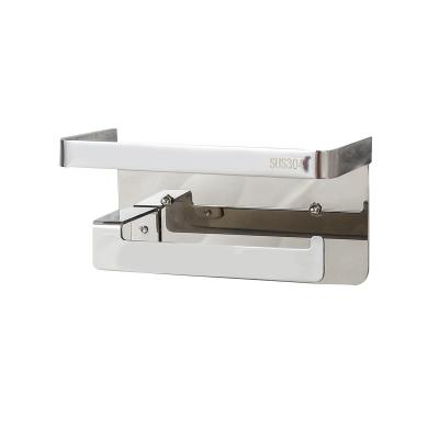 China Modern Chao'an District Caitang Factory Sells Stainless Steel Bathroom Hotel Tissue Rack for sale