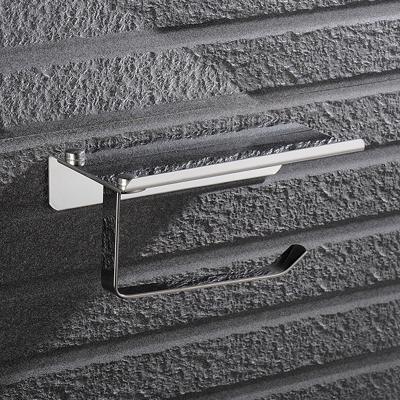 China 304 Stainless Steel Toilet Paper Holder Mirror Modern Rustproof Toilet Paper Holder for sale