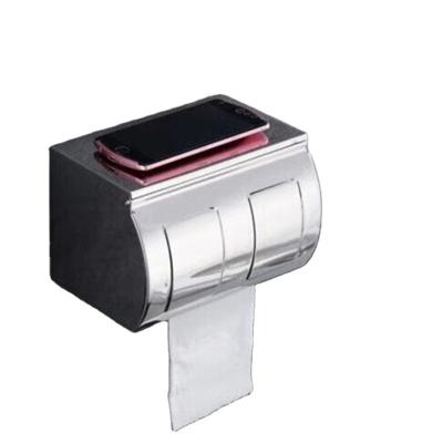 China Modern Dual Use 201 Stainless Steel Toilet Paper Cardboard Toilet Tray Roll Paper Drawer for sale