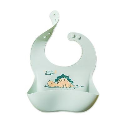 China 2023 New Arrival Customized Variety Choices Washable 100% Food Grade Silicone 3D Soft Baby Bibs for sale