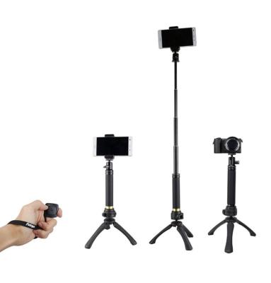 China 2-in-1 Digital Camera Fotopro Selfie Stick and Mini Phone Tripod for Gopro Camera Tripod Mini and Mobile Phone Tabletop for sale