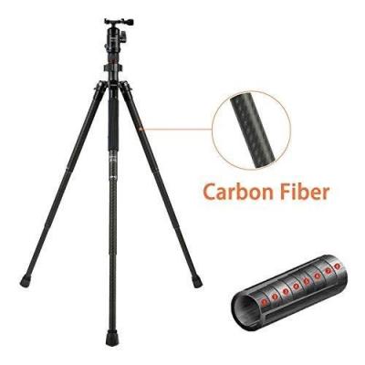 China Professional Digital Camera Fotopro Foiding Carbon Fiber Light Weight Monopod Head Stand Tripod For Camera for sale