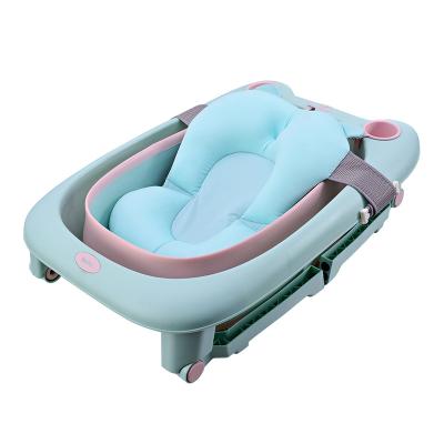 China High Quality Plastic PP+TPE Color Foldable Universal Baby Portable Baby Bath Tub for sale