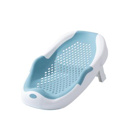 China 2022 Foldable PP+TPR Baby Newborn Small Child Bathtub Plastic Personal Colorful Household Indoor Bathtub for sale