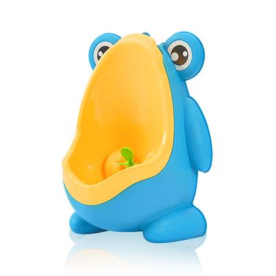 China Cute Kids Deluxe Baby Potty Seat Training Toilet Frog Urinal For Boys To Pee for sale