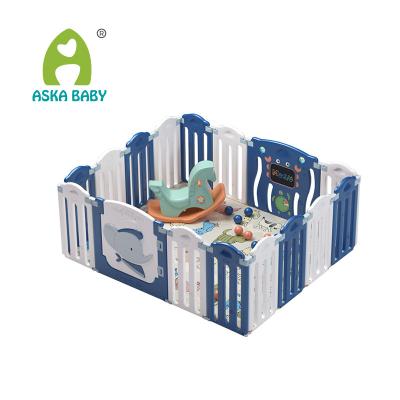 China Modern Playground Eco - Friendly Material Indoor Kids Folding Park Baby Safety Barriers for sale