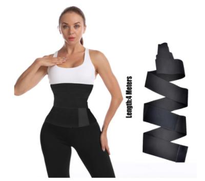 China 2022 Antibacterial The New Trend Logo Wrap Waist Trainer Corset Custom Made Belly Shaper Lose Weight Belly Trimmer Belt for sale