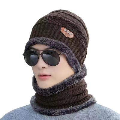 China 2022 Latest Picture Winter Cheap Hats High Quality Warm Adult Unisex Hat Scarf For Man for sale