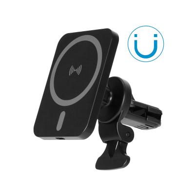 China Mobile Phone Bestselling 2020/2021 Magnetic Wireless Fast Magnetic Mount Holder 15W Car Phone Wireless Charger For iPhone 12 Pro Max for sale