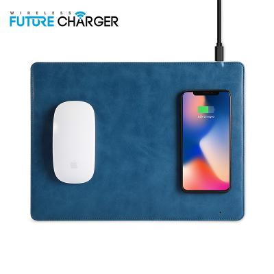 China Mobile Phone Wireless Charger, 10W Wireless Charging Mouse Pad 2 in 1 Pad for Samsung Galaxy S9 S8 S7, 5W for iPhone Xs Max/XR/X/XS/8 for sale