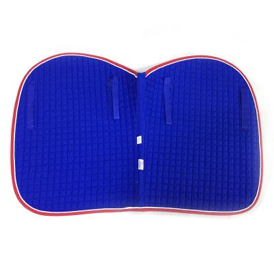 China Custom Logo Soft Equestrian Western Style High Weight Dressage Horse Saddle Pad Custom Saddle Pad Stable Pad for sale