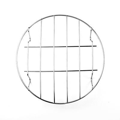 China Sustainable Kitchen Stainless Steel Round Cooking Pot Steamer Cooling Rack for sale