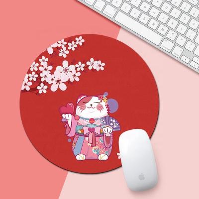 China Small Anime HOT Rubber Round Mouse Pad for sale