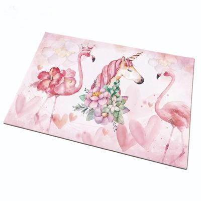 China Anti Slip Factory Non Woven Fabric Floor Wholesale White Anti Slip Mat Custom Rubber Door Mat for sale