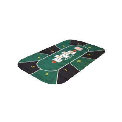 China 10 Player Poker Table 120*60*0.2cm Texas Stand Up Poker Rubber Bottom Table Mat for sale