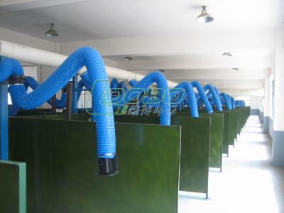 China wall mounted fume extraction arms for dust collection system, flexible dust collection arms for sale