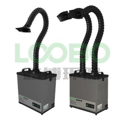 China Loobo Soldering Fume Extractor/laser smoke filter/oder gas purifer and absorber for sale