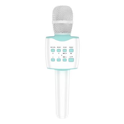 China Mini Exquisite FM Connected Ktv Wireless Singing Microphone Color Recording Microphone And Karaoke Speaker for sale