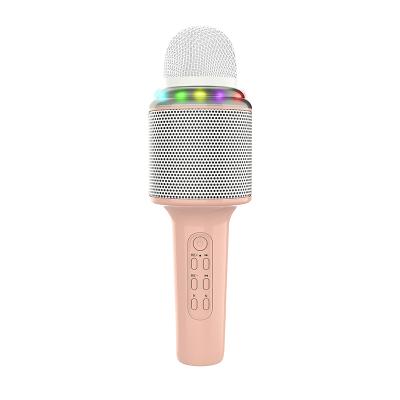 China Handheld Microphone Bluetooths Mic Handheld Wireless Karaoke Mike Wireless Karaoke with Microphone Speaker Connect Mini Cell Phones for sale