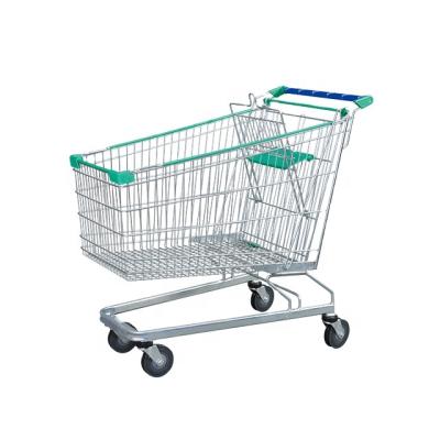 China High Quality Shopping Trolley Cart Metal Shopping Cart Retail Supermarket Trolley for sale