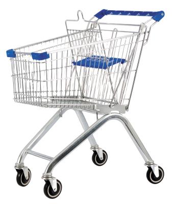 China Shopping Trolley A-series Metal Shopping Cart High Quality Retail Supermarket Trolley for sale