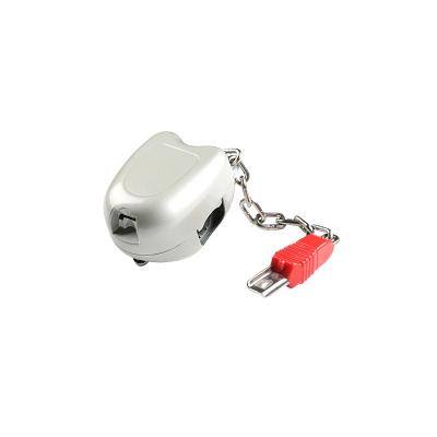 China Unveiling Supermarket Shopping Trolley Coin System Metal Shopping Trolley Anti-theft Zinc Alloy Coin Lock for sale