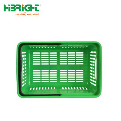 China Stackable Stackable Shopping Basket Supermarket Plastic Cheap Shopping Basket For Sale for sale