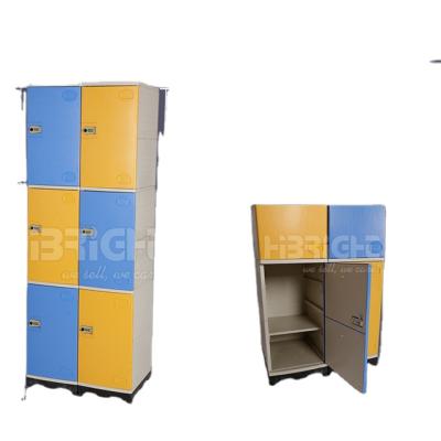 China Office China Manufacturer Hotel Employee Corrosion Resistant ABS Plastic Personal Lockers for sale