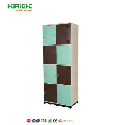 China Cheap Rust Proof School Supermarket Storage ABS Plastic Lockers for sale