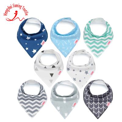 China Antibacterial Bandana Drool Bibs Organic Cotton Baby Bibs 8 Packs For Baby Items for sale