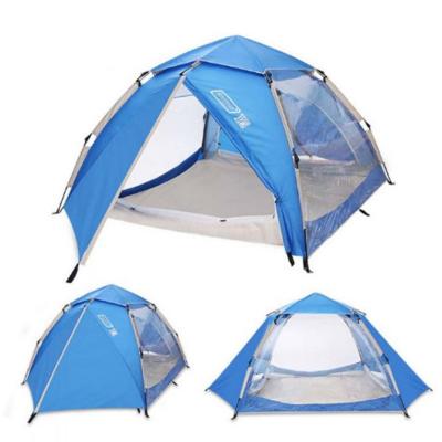 China Diagonal tying type waterproof automatic camping tent outdoor sports products hydraulic folding tents for sale