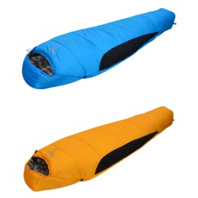 China Mummy Down Mummy Splicing Outdoor Double Sleeping Equipments Sleeping Bags Single Bag Cover To Increase Camping for sale