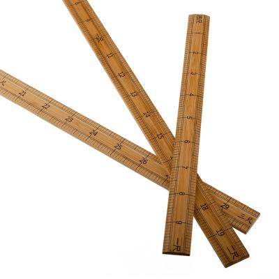 China Bamboo Wooden Ruler Clothing Streight Foot Measuring Clothing Scale Ruler Specific Tool for sale