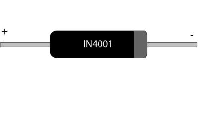 Chine diode de redresseur en plastique du silicium 1A 1N4001 avec la tension inverse 50V de redresseur à vendre