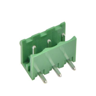 China 5.08m m 2EDG enchufan los bloques de conector, tipo masculino bloque de terminales del soporte del PWB en venta