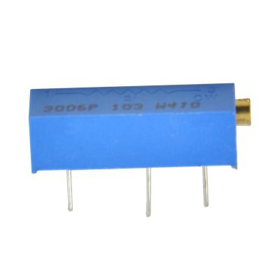 China De blauwe de Potentiometer van de Kleuren Multidraai/3006P-Potentiometers van de Cermetsnoeischaar Te koop