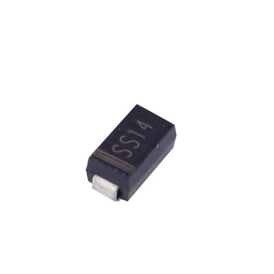 China Diodo de retificador da montagem da superfície de SS14 1.0A 40V, tipo diodo de SMD de 1N5819 Schottky à venda