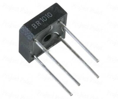 China BR1010 Through Hole Single Phase Bridge Rectifier , Bridge Type Rectifier 10A 1000V for sale