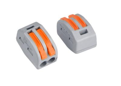 China Conductor reutilizable de la manera del adaptador 32A 2 del conector del alambre de la palanca de la primavera en venta