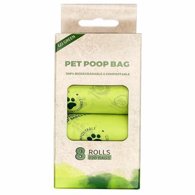 China Sustainable Professional Manufacturer Biodegradable Compostable Pet Doggie Dog Poop Bag for sale