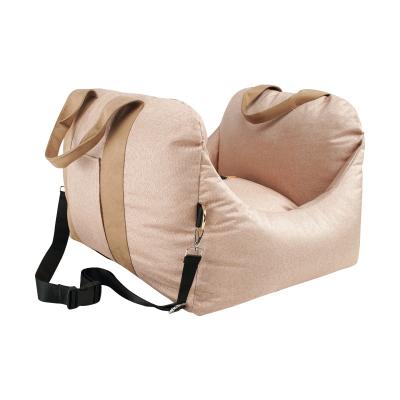 China Durable Pet Car Seat Bench Dog Cat Car Seat Sofa Washable Puppy Travel Kennel Folding Portable Pet Car Seat Cover For Medium Small Dog for sale