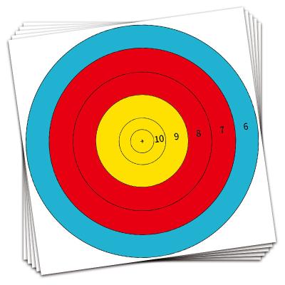 China Paper SHOOTING Targets Aim Archery Replacement Shooting Paper Accessories for Recurve Bow Bow for sale