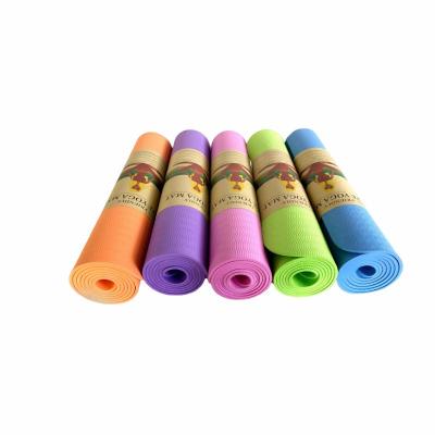 China Anti-Slip Durable Waterproof Washable Premium Tape Foldable Yoga Mat With Non-Skid Surface For All Levels Of Practice for sale