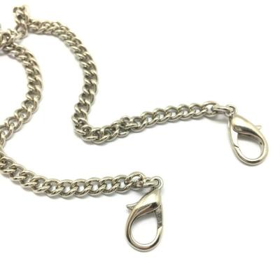 China Metal Silver Plated Brass Chain For Bags Metal Bag Chain Handle Purse Chain for sale