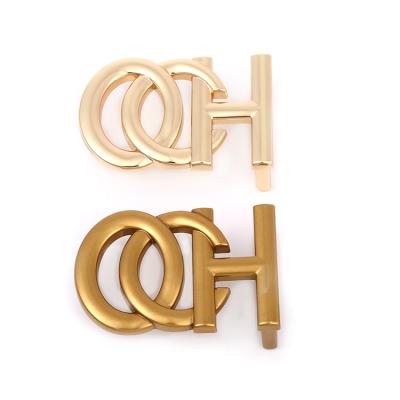 China New Fashion Letter Design Buckles Belt Buckle Metal Metal Zinc Alloy Buckle for sale