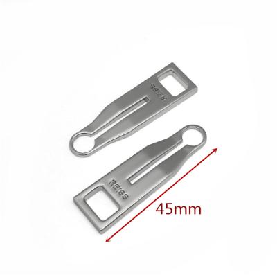 China Metal Zipper Slider For Bags / Luggage Zipper Puller Custom, Garment Metal Zipper Puller Slider Brand Logo, Main Zipper Metal Zipper Puller Custom Logo bag zipper puller for sale